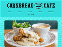 Tablet Screenshot of cornbreadcafe.com